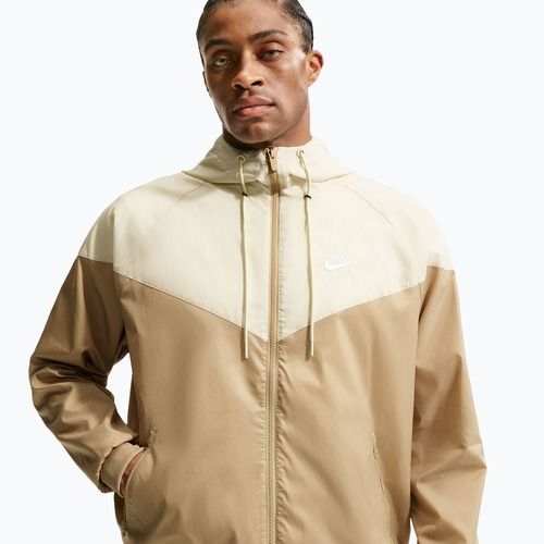 Pánská bunda Nike Sportswear Windrunner parachute beige/light khaki/white