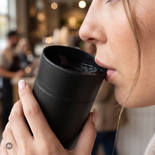 Termohrnek Kadva 360 ClickDrink Black