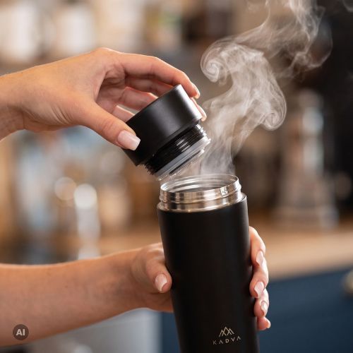 Termohrnek Kadva 360 ClickDrink Black