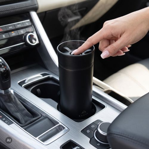 Termohrnek Kadva 360 ClickDrink Black