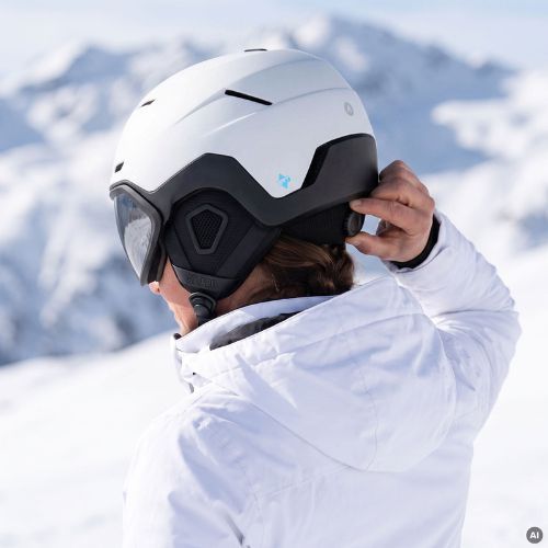 Lyžařská helma ATTABO Avens 3.0 Visor ERT Biały