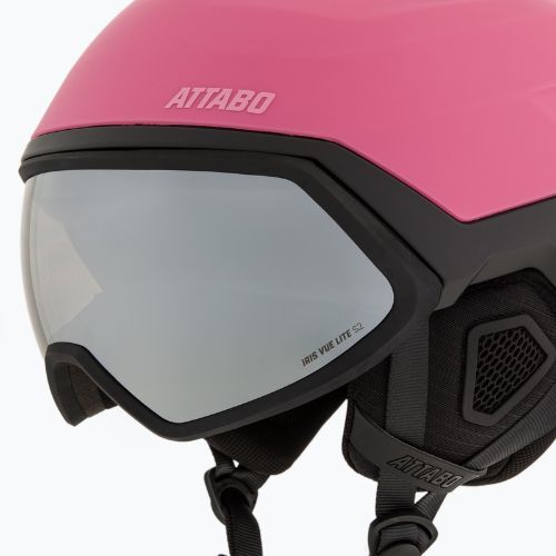 Dětská lyžařská helma ATTABO Avens 3.0 Jr Visor ERT Pink
