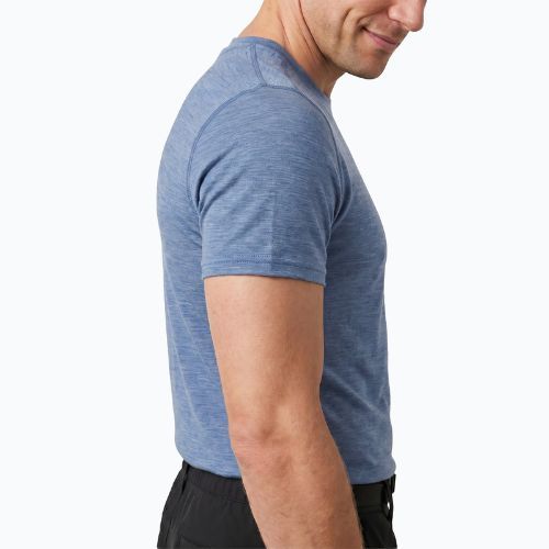 Pánské termoregulační tričko WOOLCANO Merino 100% TEE0546 modré