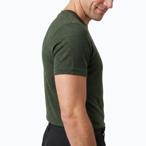 Pánské termoregulační tričko WOOLCANO Merino 100% TEE0546 zelené