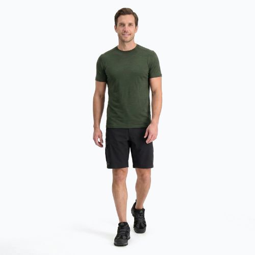 Pánské termoregulační tričko WOOLCANO Merino 100% TEE0546 zelené