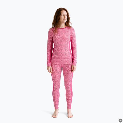 Dámská sada funkčního prádla Woolcano SET1109 Pink
