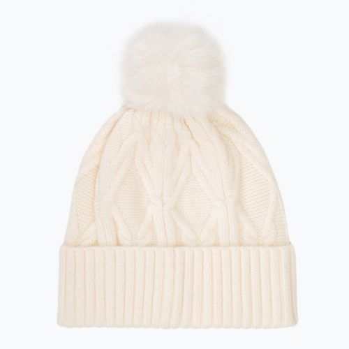 Dámská čepice Woolcano HAT1100 Kremowy