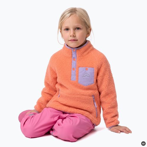 Dětská fleecová mikina KADVA RODIA KDG oranžová