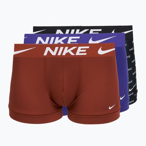 Pánské boxerky Nike Dri-Fit Essential 3 pairs black nike print/mars stone/deep night