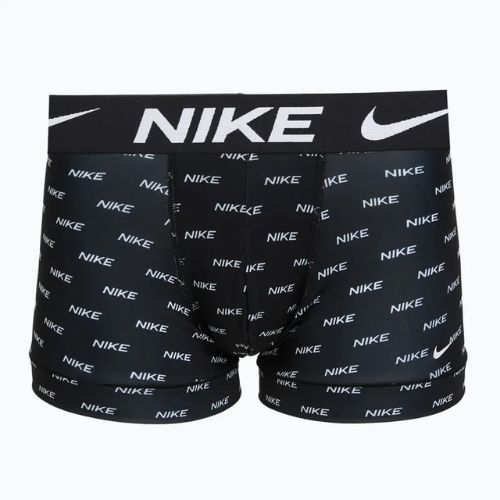 Pánské boxerky Nike Dri-Fit Essential 3 pairs black nike print/mars stone/deep night