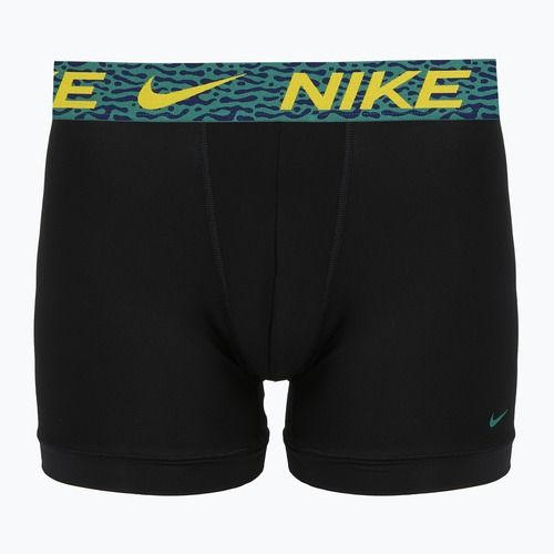 Pánské boxerky Nike Dri-Fit Essential Micro 3 pairs blklightcrimson/ brightcitron/evergreenaur