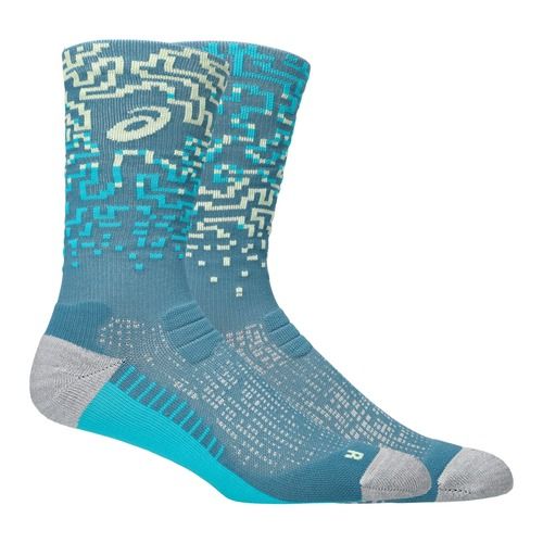 Ponožky ASICS Performance Run Crew foggy teal/energy aqua