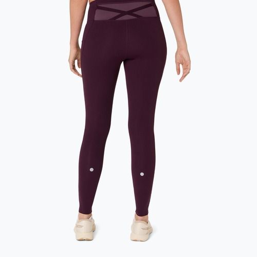Dámské běžecké legíny ASICS Nagino Run dark aubergine