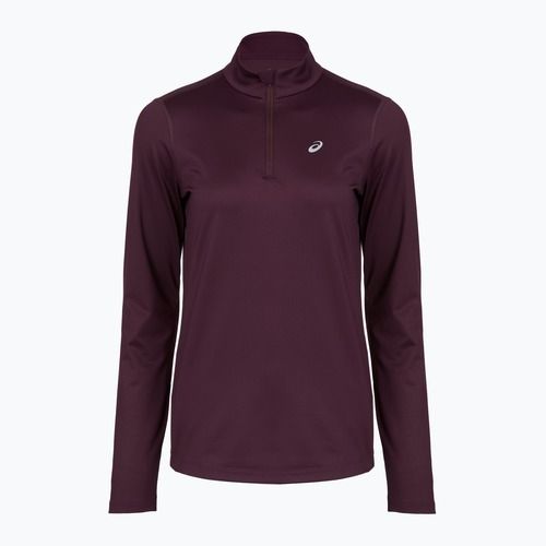 Dámské běžecké Longsleeve ASICS Core 1/2 Zip Winter Top dark aubergine