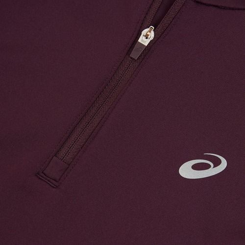 Dámské běžecké Longsleeve ASICS Core 1/2 Zip Winter Top dark aubergine