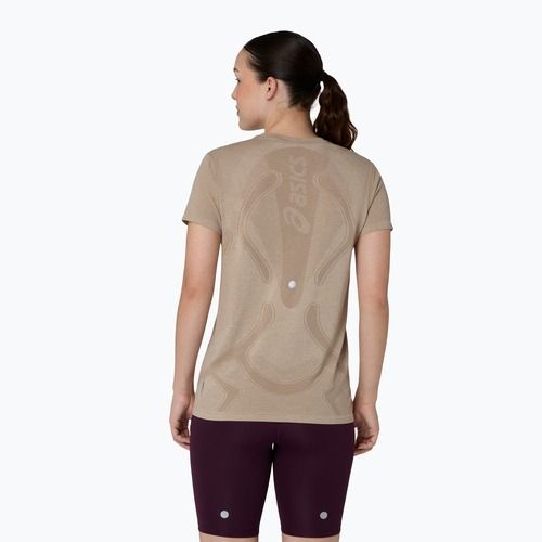 Dámské běžecké tričko Asics Road Seamless Ss Top greige