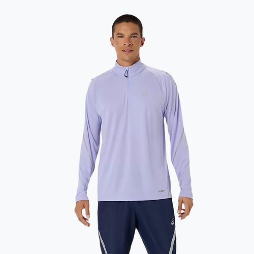 Pánské běžecké tričko Longsleeve ASICS Road Lite-Show 1/2 Zip Top Vapor