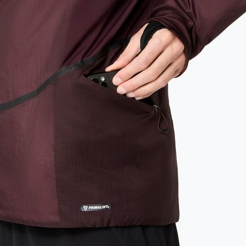 Pánská běžecká bunda ASICS Road Winter Jacket dark currant