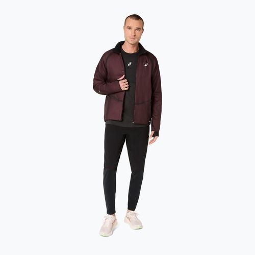 Pánská běžecká bunda ASICS Road Winter Jacket dark currant