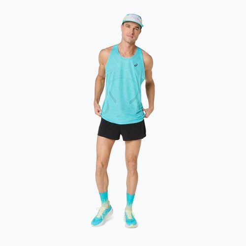 Pánská běžecká tričko ASICS Metarun Singlet energy aqua