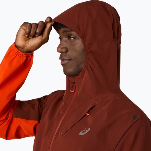 Pánská běžecká bunda ASICS Metarun Legend Jacket cherry tomato/singed red