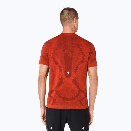 Pánské běžecké tričko ASICS Road Seamless Top singed red