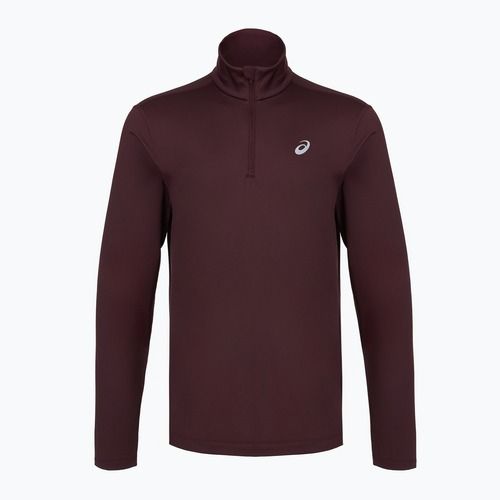 Pánská běžecká mikina ASICS Core Ls 1/2 Zip Winter Top dark currant