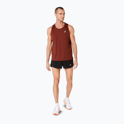 Pánské běžecké tričko ASICS Core Singlet singed red