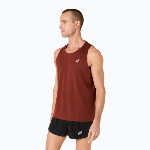 Pánské běžecké tričko ASICS Core Singlet singed red