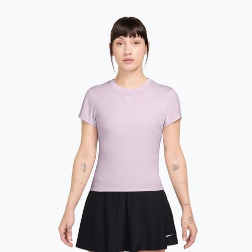 Dámské tenisové tričko Nike Court Dri-Fit Advantage bleached lilac/white