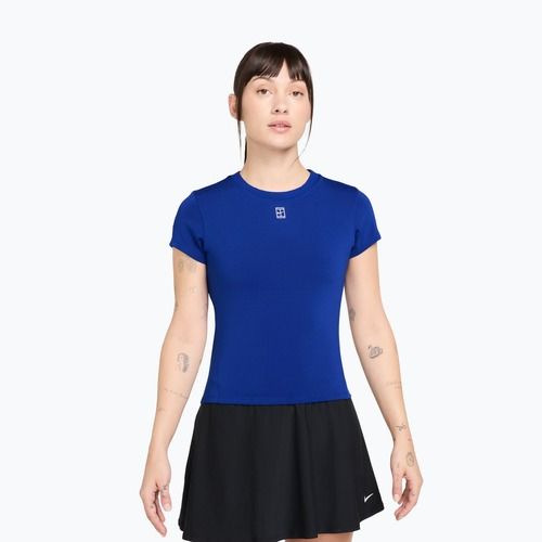 Dámské tenisové tričko Nike Court Dri-Fit Advantage old royal/white