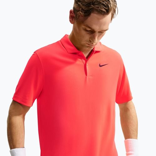 Pánské tenisové tričko Nike Court Dri-FIT Bright Crimson/Black