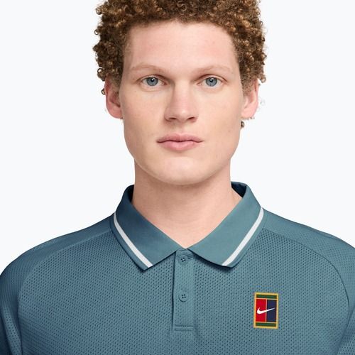 Pánské tenisové tričko Nike Court Heritage smokey blue/smokey blue