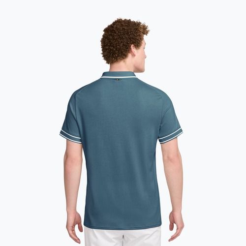 Pánské tenisové tričko Nike Court Heritage smokey blue/smokey blue