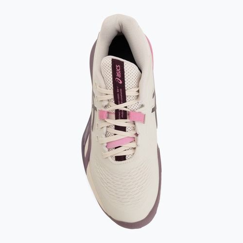 Dámské tenisové boty ASICS Gel-Resolution X Clay soft oat/dark aubergine