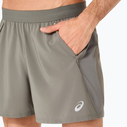 Pánské běžecké šortky Asics Road 5In Short Truffle Grey