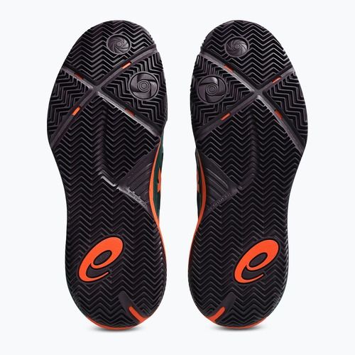 Pánské boty na padel Asics Gel-Resolution X Padel Jewel Green/Energy Orange