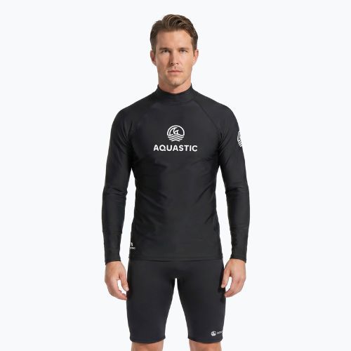 Longsleeve na plavání Aquastic RIMOS LS UV 50+ UPF černý