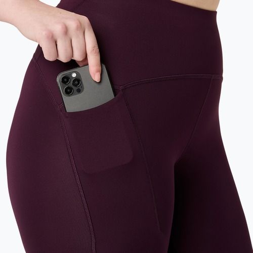 Dámské běžecké legíny ASICS Road High Waist Tight dark aubergine