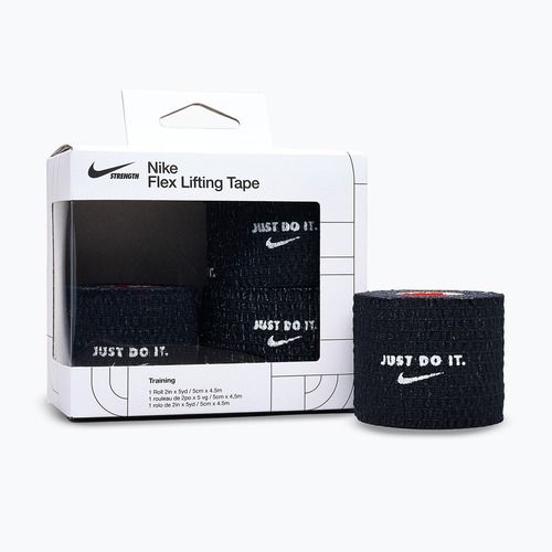 Kohezivní elastický obvaz Nike Strenght Flex Lifting Tape black/white