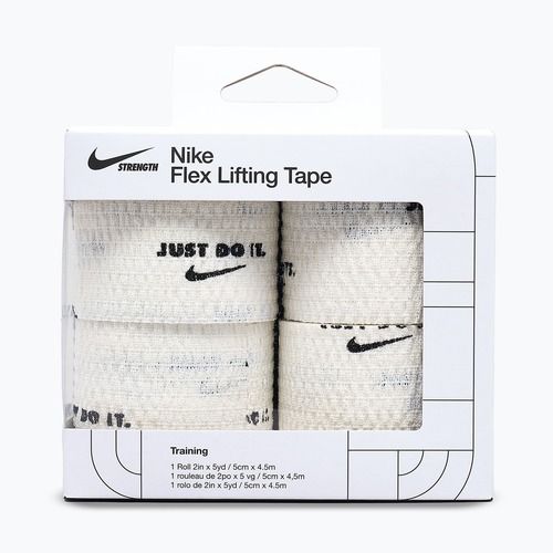 Kohezivní elastický obvaz Nike Strenght Flex Lifting Tape white/black