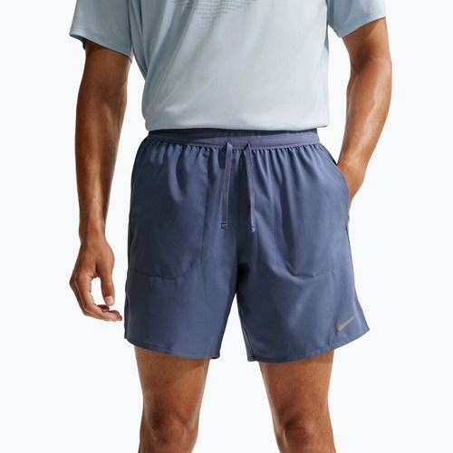 Pánské běžecké šortky Nike Stride Dri-Fit Brief-Lined 7" diffused blue