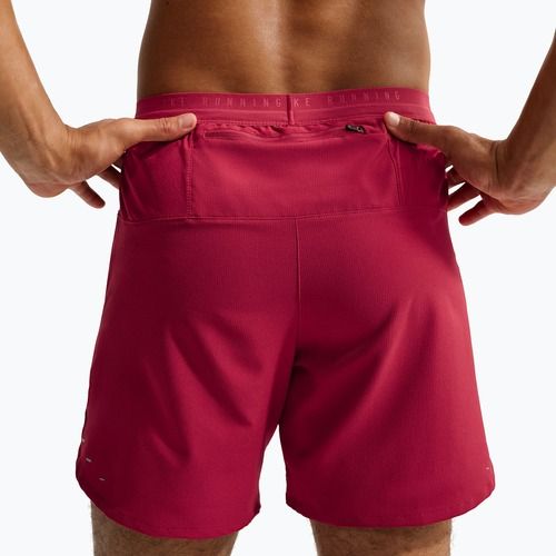 Pánské běžecké šortky Nike Stride Dri-Fit 2in1 7" tough red