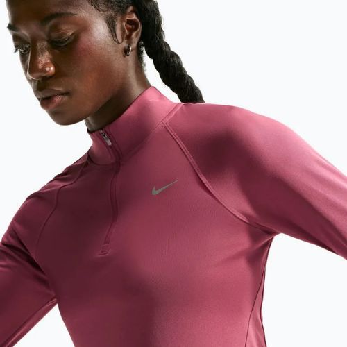 Dámská běžecká mikina Nike Tempo Dri-Fit 1/4 Zip pink smoke
