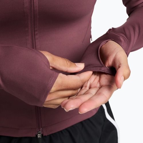 Dámská běžecká mikina Nike Swift Dri-Fit Full Zip pink smoke