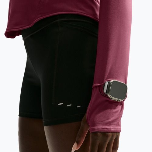 Dámská běžecká mikina Nike Swift Dri-FIT UV 1/4-Zip pink smoke