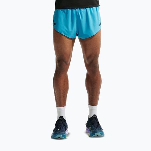 Pánské běžecké šortky Nike AeroSwift light current blue/black