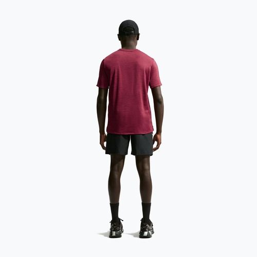 Pánské běžecké tričko Nike Miler Dri-Fit UV tough red/mystic dates