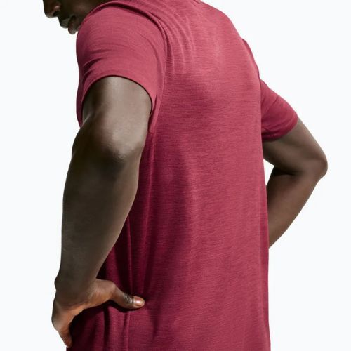 Pánské běžecké tričko Nike Miler Dri-Fit UV tough red/mystic dates