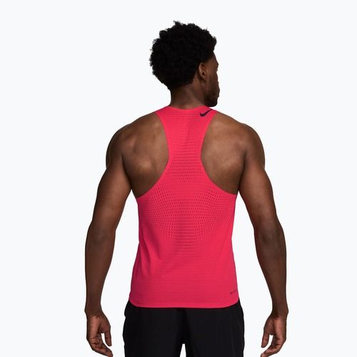 Pánské běžecké tričko Nike AeroSwift fusion red/black